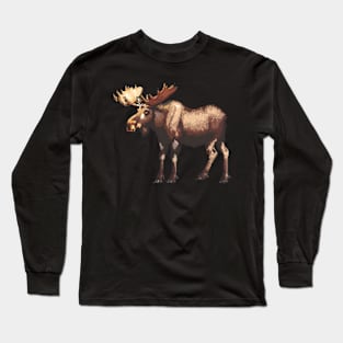 16-Bit Moose Long Sleeve T-Shirt